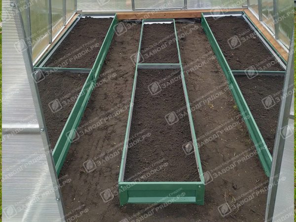 3-6005.jpg Грядки в теплицу «Усиленные» с полимерным покрытием (высота 15 см) — изображение 1
